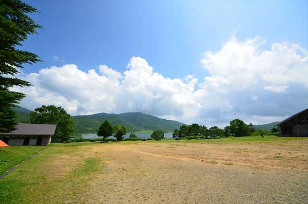 野反湖キャンプ場テントエリア