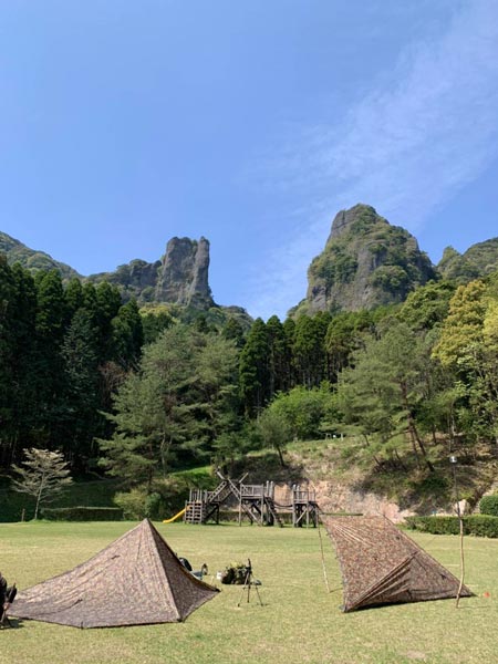 乳待坊公園いこいの広場キャンプ場